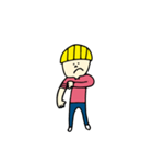 yellow hair boy 2（個別スタンプ：6）