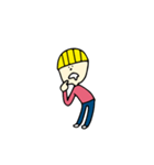 yellow hair boy 2（個別スタンプ：13）