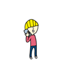 yellow hair boy 2（個別スタンプ：16）