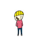 yellow hair boy 2（個別スタンプ：40）