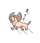長髪犬テルの日常（個別スタンプ：4）
