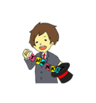 働く男の日常スタンプ（個別スタンプ：1）