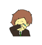 働く男の日常スタンプ（個別スタンプ：15）