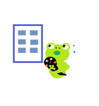 a housewife of frog（個別スタンプ：25）