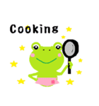 a housewife of frog（個別スタンプ：36）
