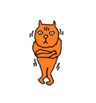 オレンジのねこ（個別スタンプ：7）