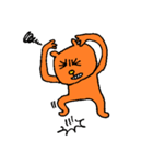 オレンジのねこ（個別スタンプ：8）