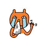 オレンジのねこ（個別スタンプ：9）