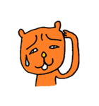 オレンジのねこ（個別スタンプ：10）