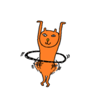 オレンジのねこ（個別スタンプ：24）