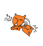 オレンジのねこ（個別スタンプ：28）