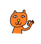 オレンジのねこ（個別スタンプ：33）