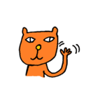 オレンジのねこ（個別スタンプ：34）