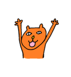 オレンジのねこ（個別スタンプ：38）