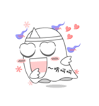 Cute Ghost-U（個別スタンプ：3）