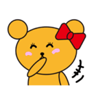 ラブラブ♡くまっぷる（個別スタンプ：28）