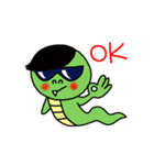 ヘビ男(日常生活の記事)（個別スタンプ：2）