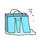 青い紙袋さん（個別スタンプ：4）