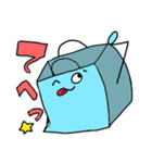 青い紙袋さん（個別スタンプ：6）