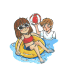 We love holiday（個別スタンプ：1）