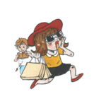 We love holiday（個別スタンプ：4）