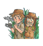 We love holiday（個別スタンプ：6）