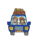 We love holiday（個別スタンプ：9）