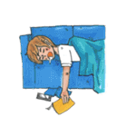 We love holiday（個別スタンプ：16）