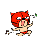 ネコマスクマン（個別スタンプ：37）