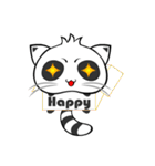 :::Mood Civet cats:::（個別スタンプ：3）