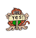 Copper Naughty Monkey（個別スタンプ：11）