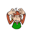 Copper Naughty Monkey（個別スタンプ：24）