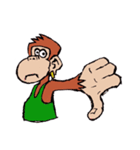Copper Naughty Monkey（個別スタンプ：34）