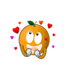 Funny orange~for english（個別スタンプ：4）