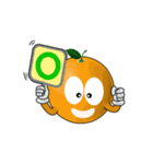 Funny orange~for english（個別スタンプ：5）