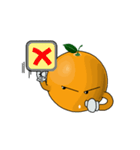 Funny orange~for english（個別スタンプ：6）