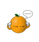 Funny orange~for english（個別スタンプ：9）