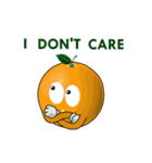 Funny orange~for english（個別スタンプ：15）