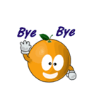 Funny orange~for english（個別スタンプ：22）