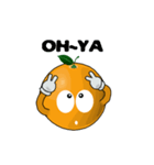 Funny orange~for english（個別スタンプ：26）