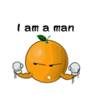 Funny orange~for english（個別スタンプ：28）