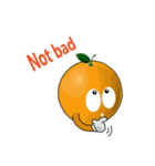 Funny orange~for english（個別スタンプ：29）