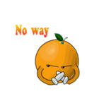 Funny orange~for english（個別スタンプ：33）