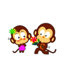 lovely monkey's family（個別スタンプ：31）