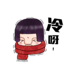 the big nose girl（個別スタンプ：37）