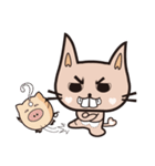 Buck teeth cats（個別スタンプ：7）