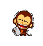 lovely monkey(3)~evolution（個別スタンプ：4）