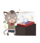 OL猫・サユ（個別スタンプ：10）