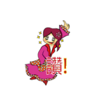 flamenco cute dancer（個別スタンプ：6）