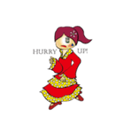 flamenco cute dancer（個別スタンプ：25）